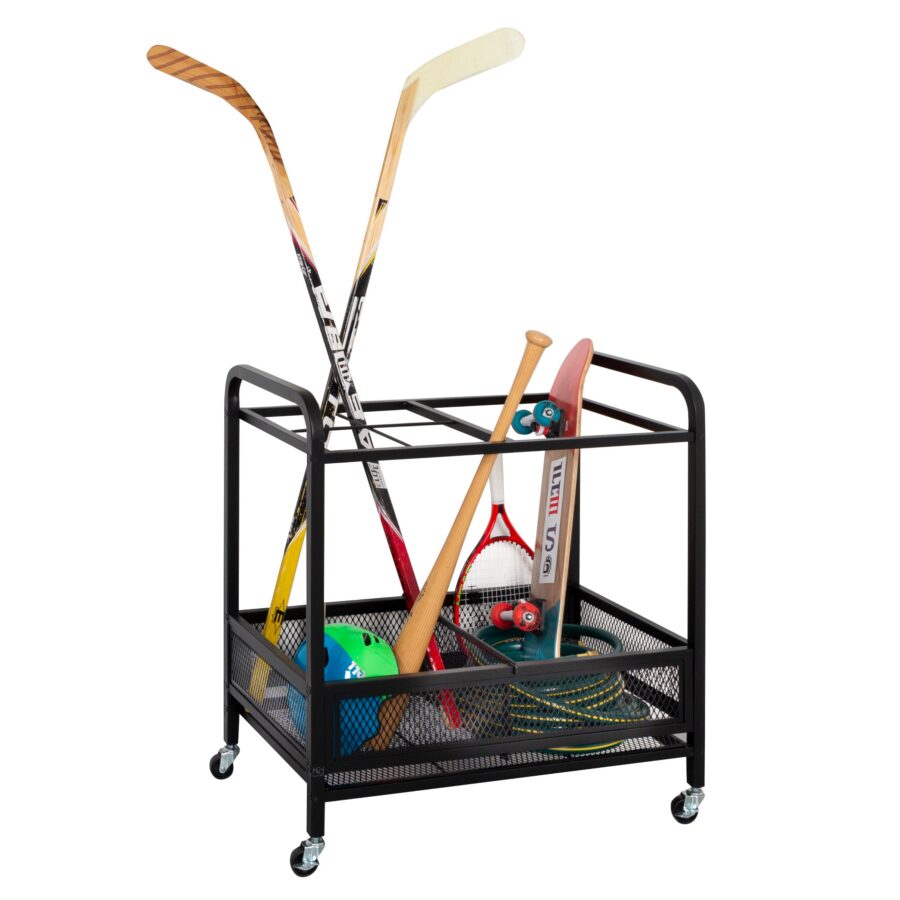 Steel Garage Multi-Purpose Rolling Storage Cart - Black